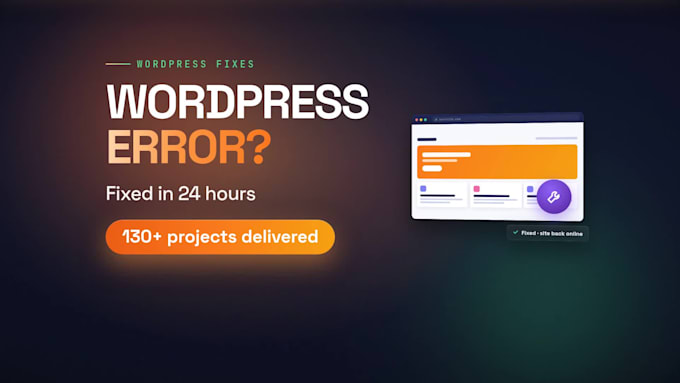 fix any elementor or divi error, bug or wordpress issue