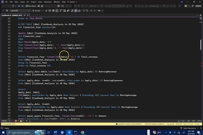 do data analysis, financial data analysis, bi analyst by excel, power bi, sql