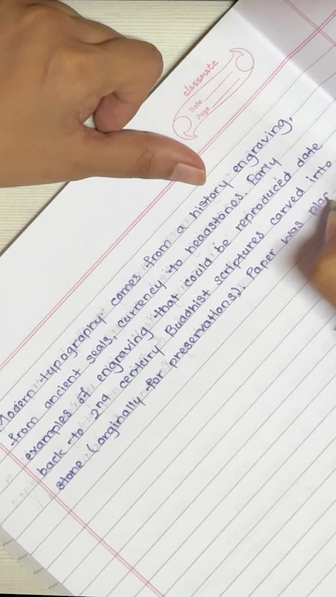 write handwritten notes, journals and custom pages