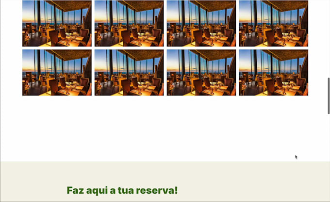 design a modern restaurant website with online reservations