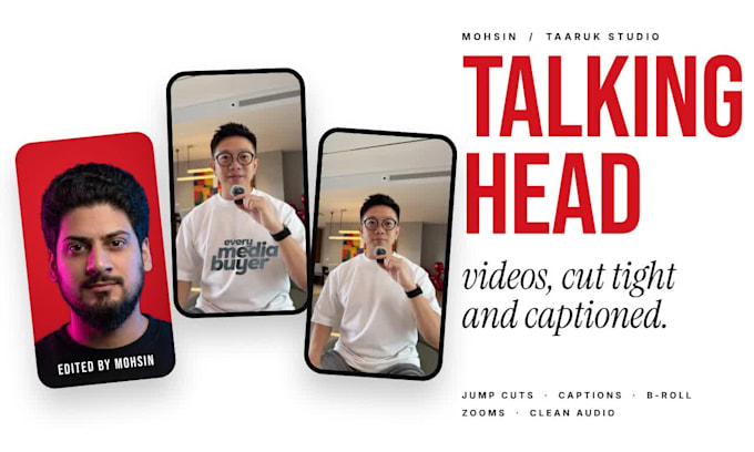 edit talking head videos with jump cuts and captions