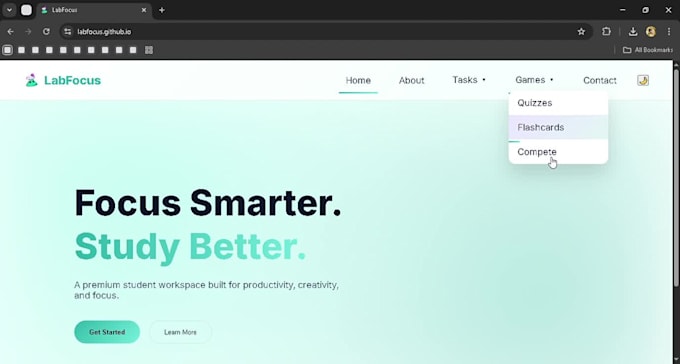 create or fix a simple HTML, CSS and javascript website