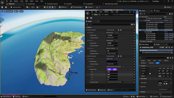 design 3d game environment and open world maps, level design in unity and ue5