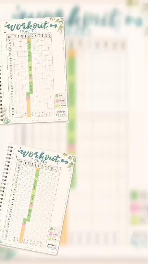 make custom habit trackers and journal templates