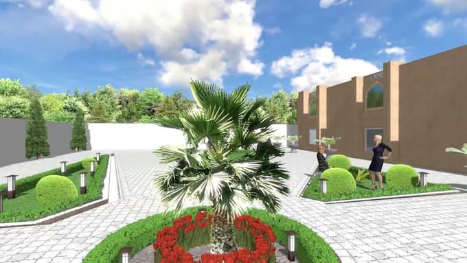 front yard and backyard design