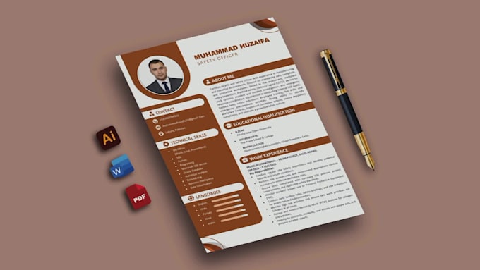 deliver a professional resume design or cv design in ms word