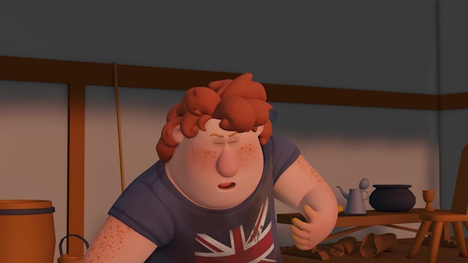 create stylized 3d character animation