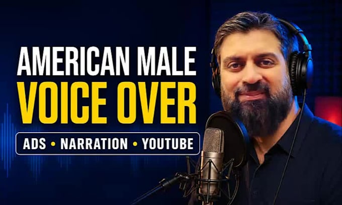 record a professional american male voice over for ads and narration