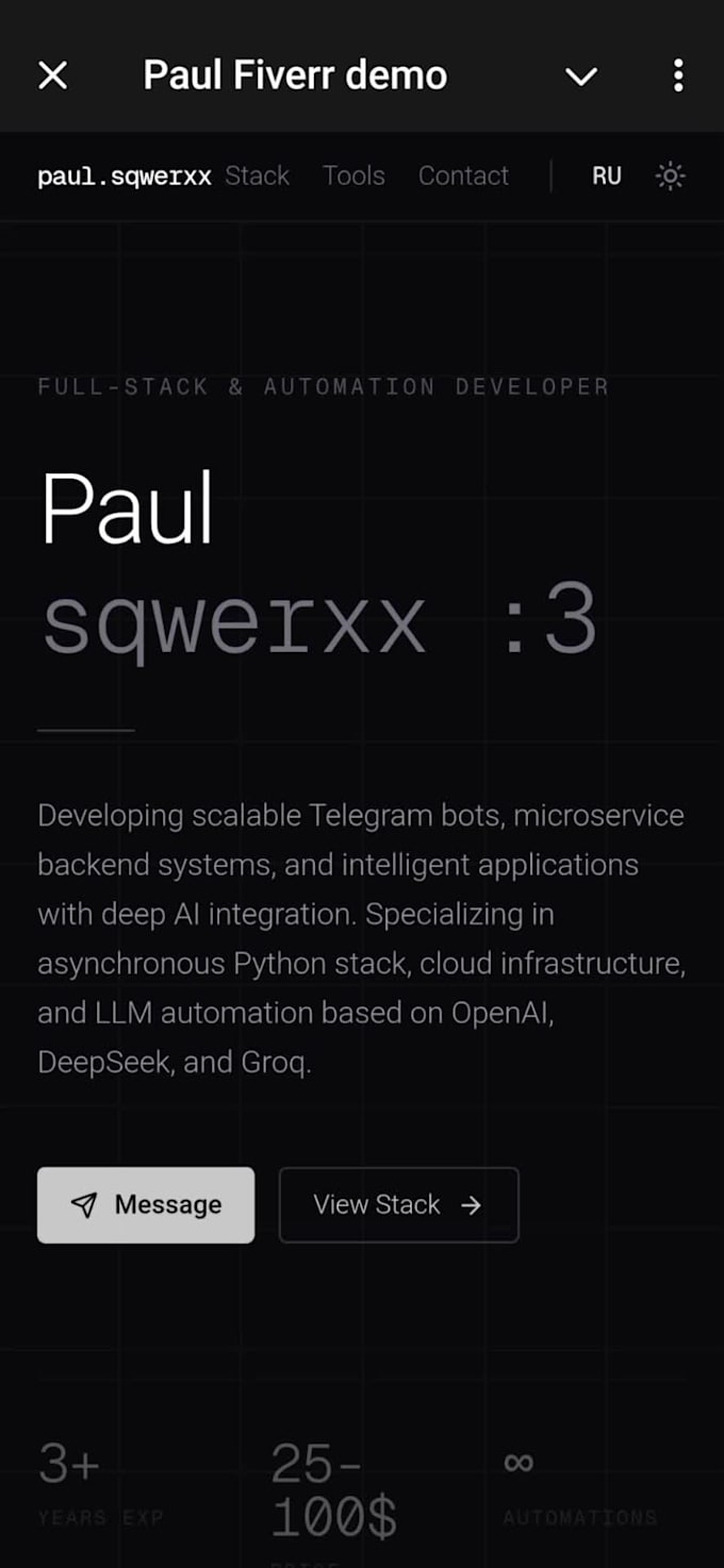 create a telegram bot with miniapp and ai integration