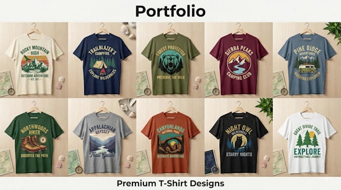 design custom retro vintage t shirt and vector graphics