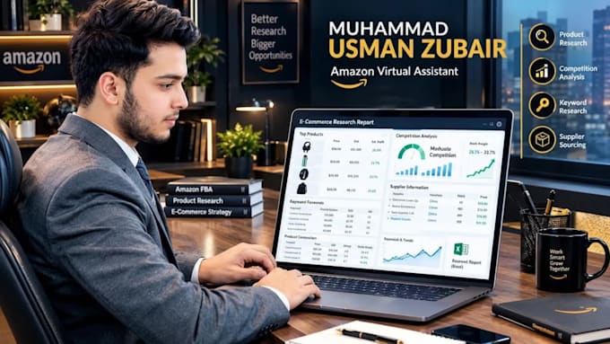 be your amazon fba virtual assistant and amazon va consultant