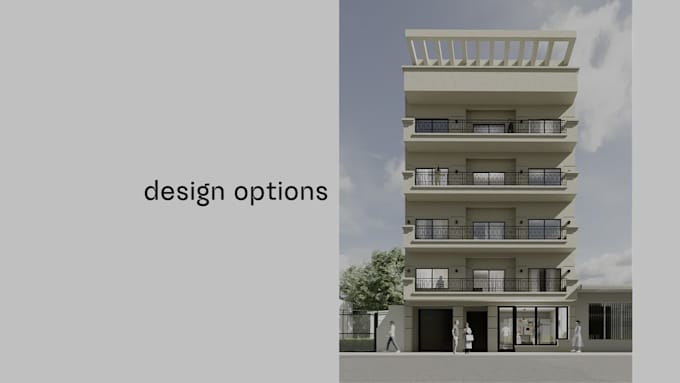 create aesthethic architectural renders