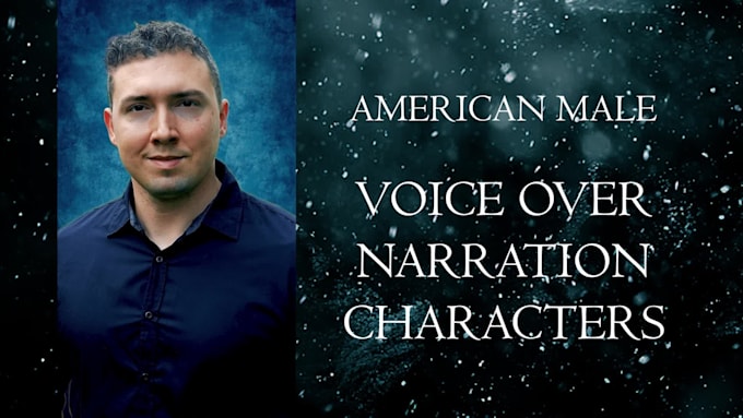 record an american male voiceover