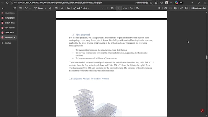 do the structural design of steel structures
