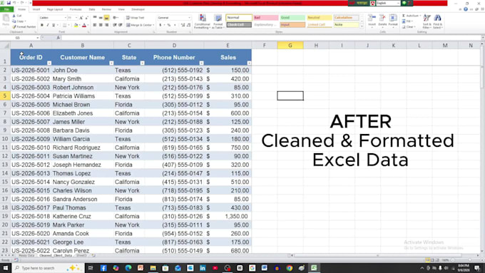 do excel data cleaning, formatting, and remove duplicates