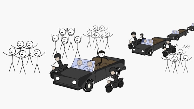 create a professional  stickman animation