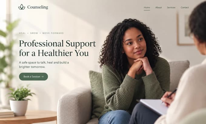 build squarespace counseling website psychotherapy wix therapy website
