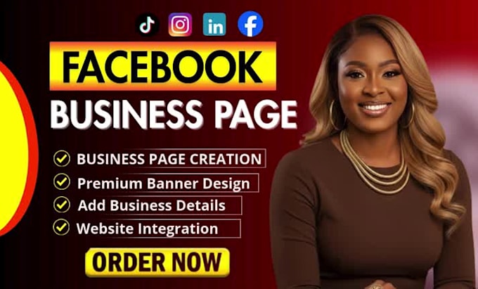 do impressive professional facebook business page setup