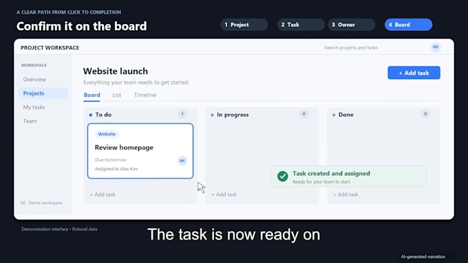 create a professional saas app tutorial and screencast video
