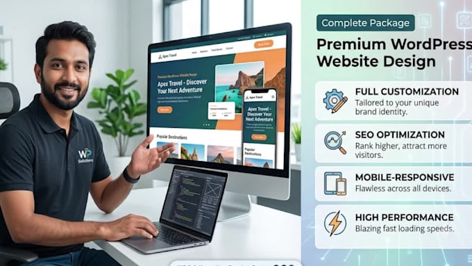 design or redesign responsive wordpress website