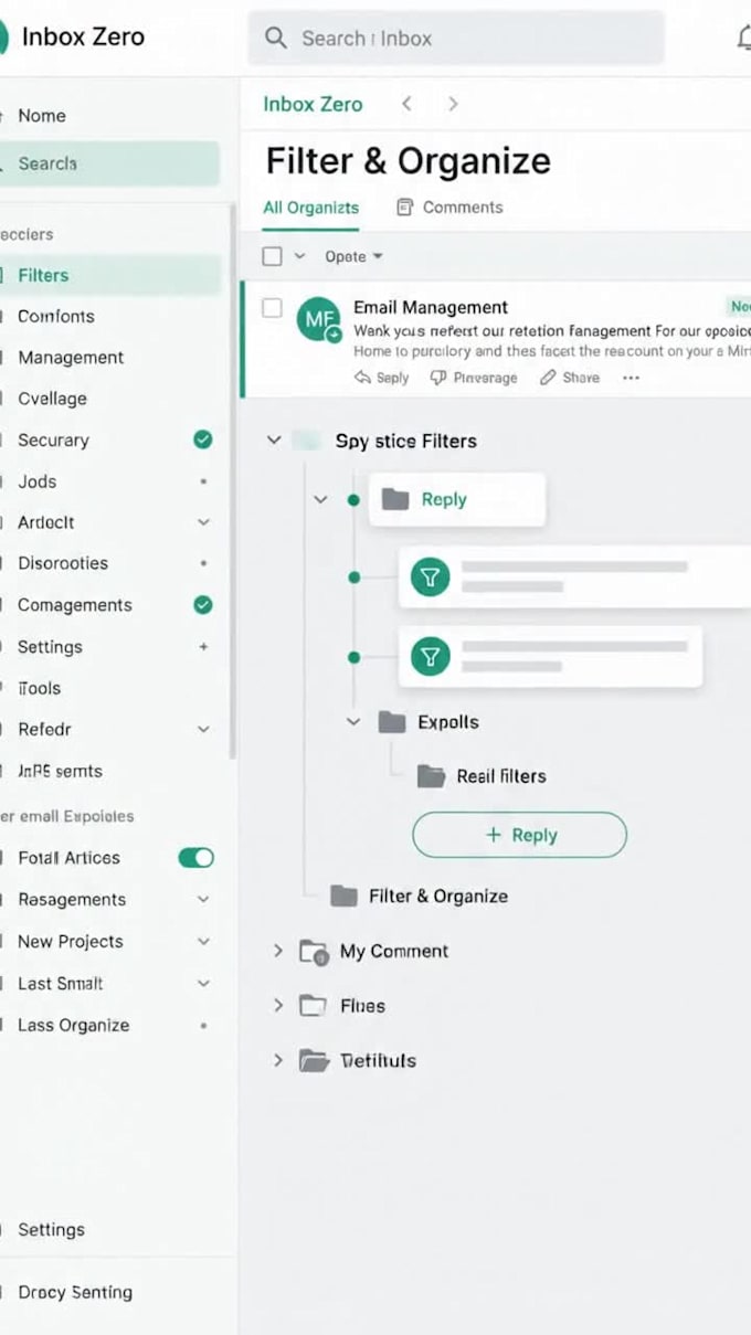 organize and manage your email inbox