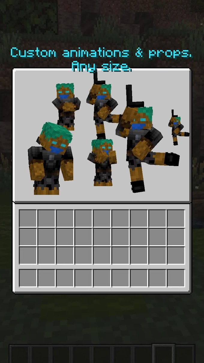 create animated player avatars for minecraft guis