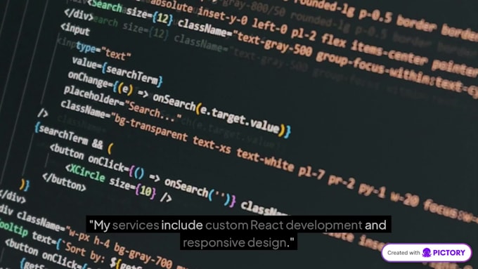 create a fast and modern react website that converts