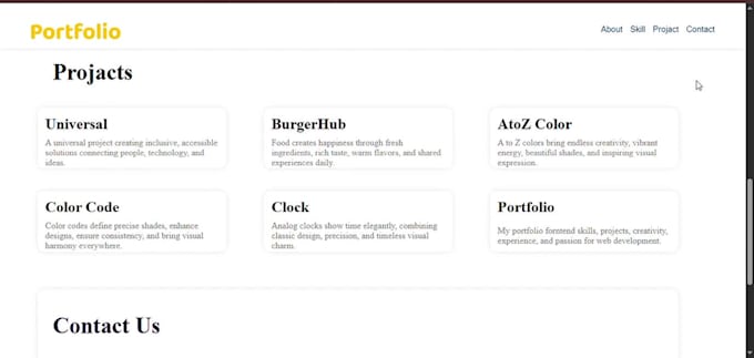 create a responsive website using HTML CSS and javascript
