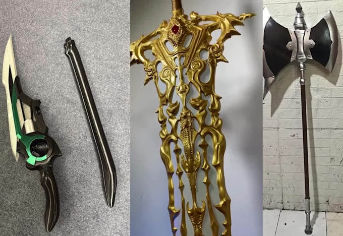 do cosplay creation custom eva foam cosplay weapons and props