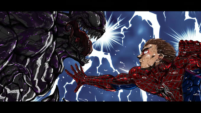 produce a full custom motion comic from start to finish