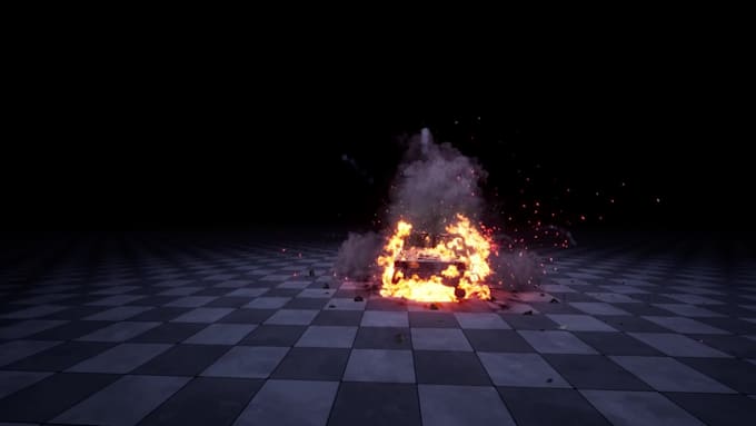 create a explosion for you in unreal engine