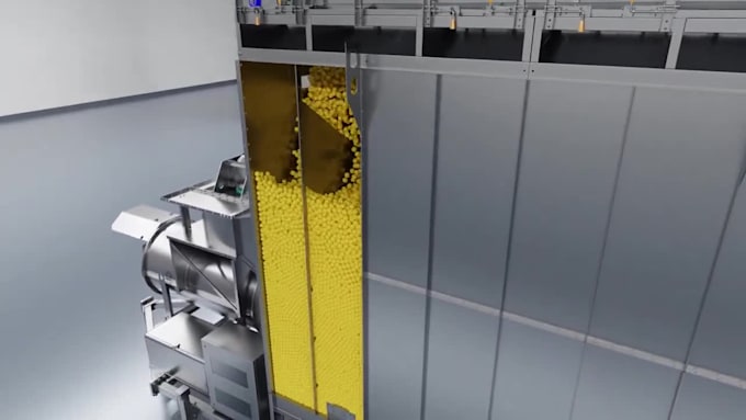do 3d industrial video machinery explainer 3d production process animation video
