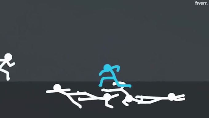 do professional stickman video editing 2d animation explainer video sora 2 VA