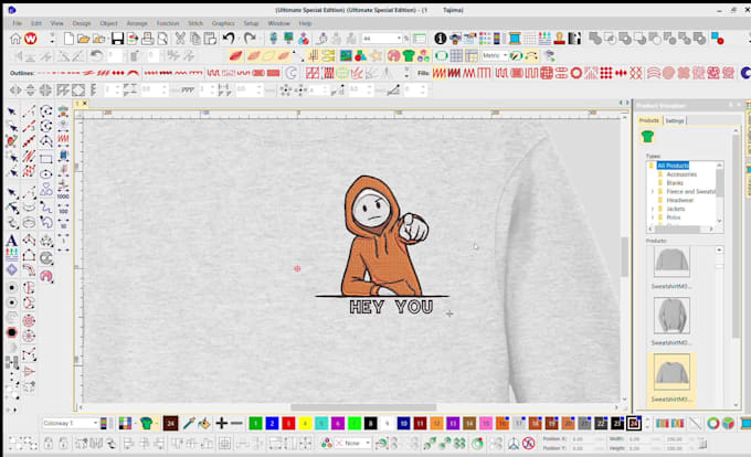 am professional  embroidery designer