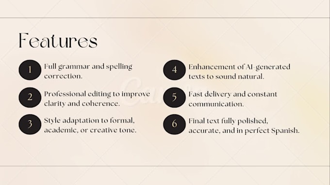 proofread, correct, and improve your spanish text to ensure clarity, accu