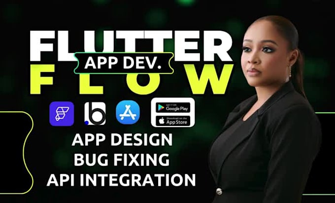 flutterflow developer mobile app development adalo app development figma design