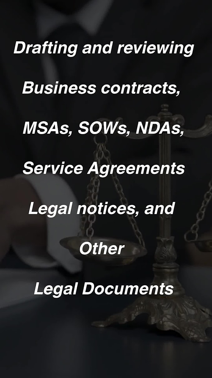 write terms and conditions, privacy policy and msa sow docs