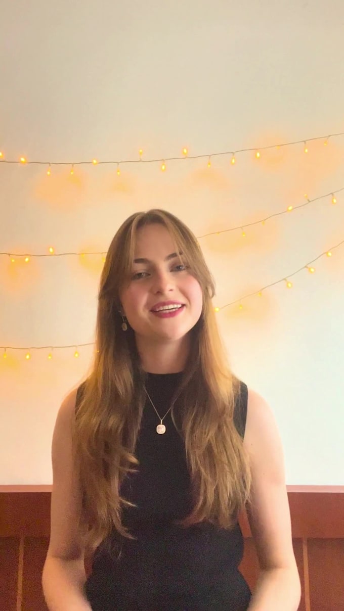 sing your song as a professional female vocalist
