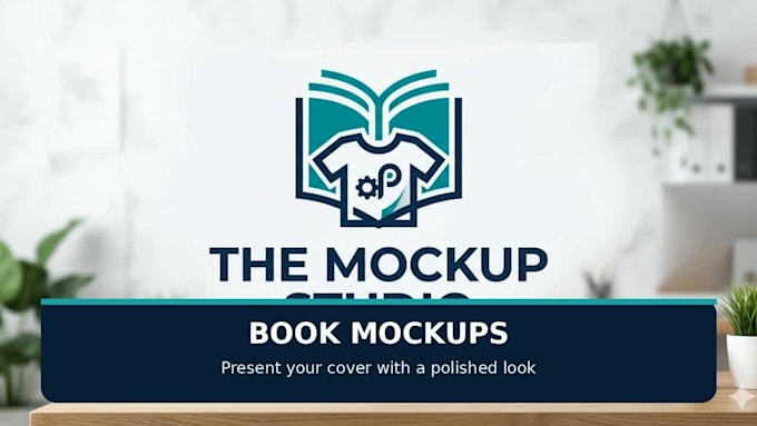 create you shirts and books mockups