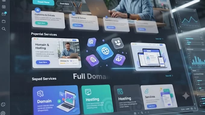 build your full custom PHP website with admin panel