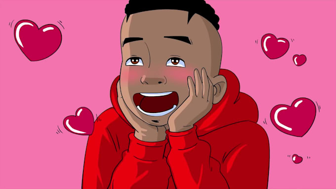 create 2d animation, cartoon animation and character animation