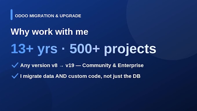 odoo migration and odoo version upgrade with zero data loss