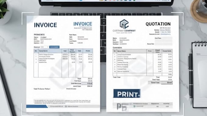 design automated excel quotation and invoice template