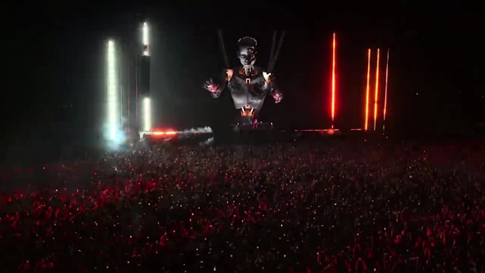 create halloween concert visuals, spooky led wall animation and vj loops