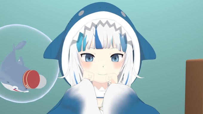 create custom 3d avatar for vrchat and vtuber or streaming