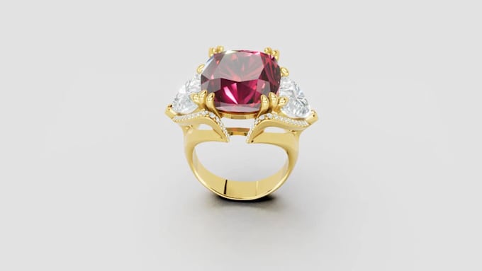 create professional 3dcad jewelery design