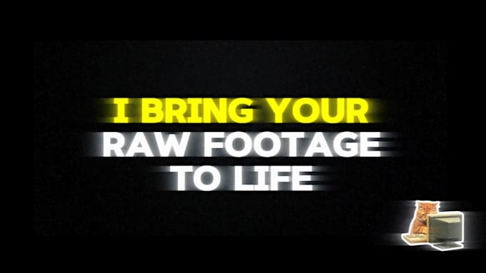 do professtional video editing and 3d motion graphics