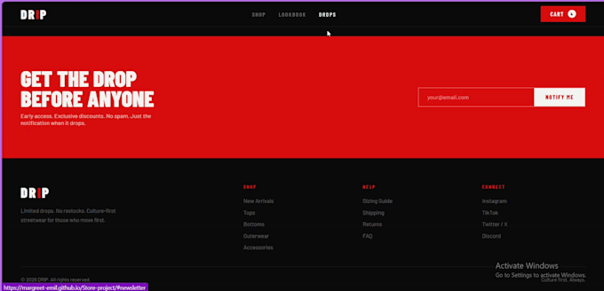 build responsive landing page
