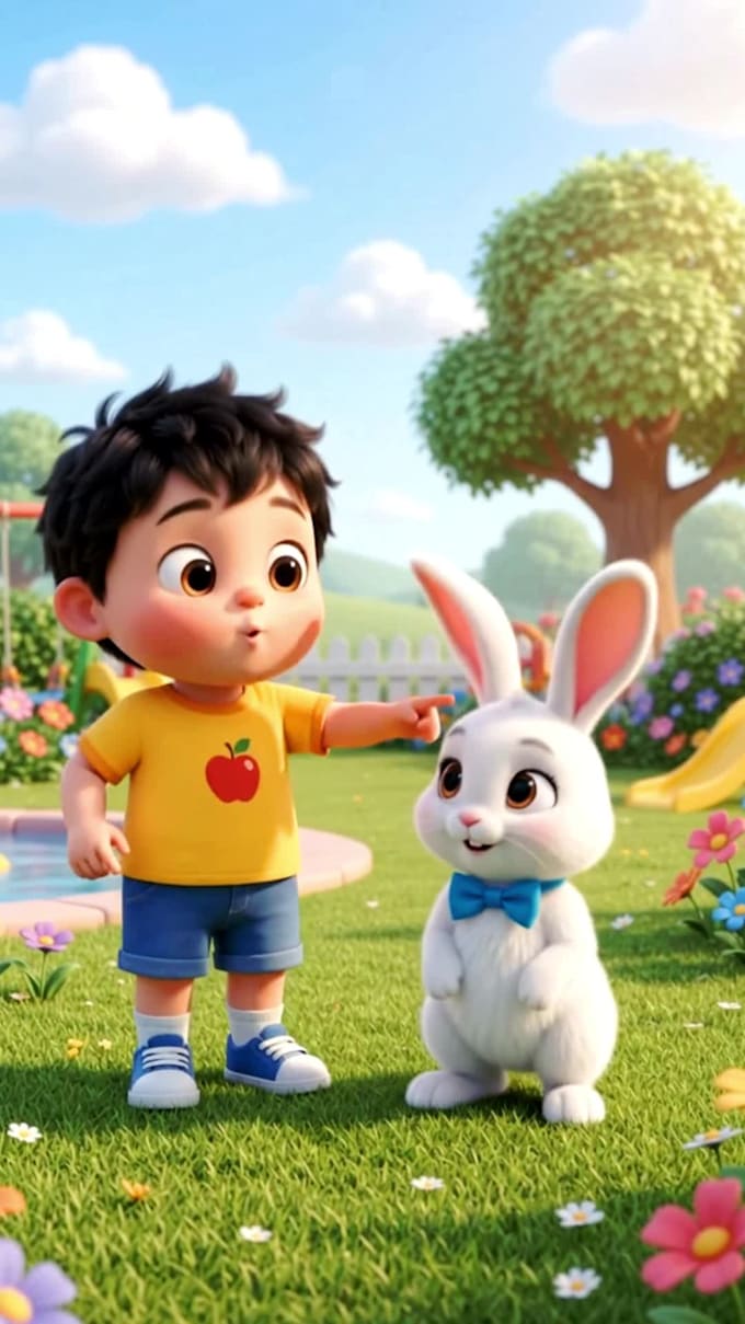 create 3d animated kids rhymes and educational videos