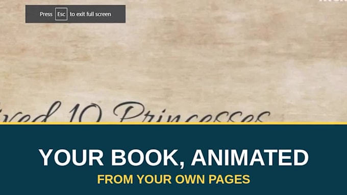 create a childrens book trailer video for kdp authors